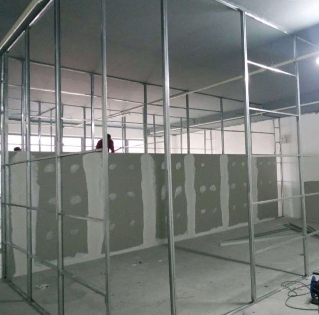 Wall Partition Installation